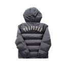 TRAPSTAR DETACHABLE HOODED PUFFER JACKET STONE