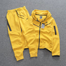 Conjunto NK Tech Fleece Amarelo