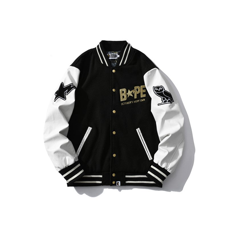 Bape x OVO Varsity Jacket